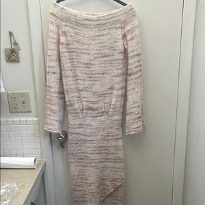 Elegant Off-Shoulder Knit Dress By Agni Size Small